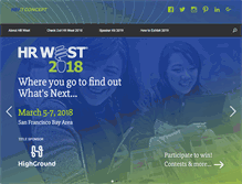 Tablet Screenshot of hrwest.org